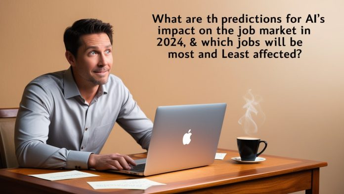 What Jobs Will AI Disrupt Most in 2024 & Which Roles Are Likely to Remain Secure? How Is AI Expected to Affect Employment Sectors in 2024 & What Jobs Are Less Vulnerable? Which Occupations Will AI Transform Significantly by 2024 & Which Ones Will Be Least Impacted? What Are the Predictions for AI’s Impact on the Job Market in 2024 & Which Jobs Will Be Most and Least Affected? How Will AI Technology Influence Job Security in 2024 & Which Professions Will Be Most and Least Safe? What Types of Jobs Are AI Likely to Replace in 2024 & Which Occupations Will Continue to Thrive? In 2024, What Jobs Will AI Likely Take Over & Which Career Paths Will Remain Relatively Stable? What Are the Top Jobs at Risk of Being Automated by AI in 2024 & Which Roles Will Be Shielded? How Will AI Shape the Employment Landscape in 2024 & Which Professions Will Be Most and Least Affected? What Are the Key Jobs AI Will Impact in 2024 & Which Occupations Will Be More Resilient to Automation?